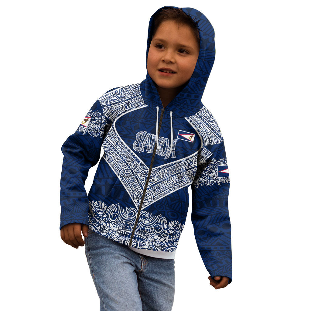 American Samoa Eagle Kid Hoodie Sea Turtle Traditional Polynesian Tribal Tattoo TS04 - Polynesian Pride