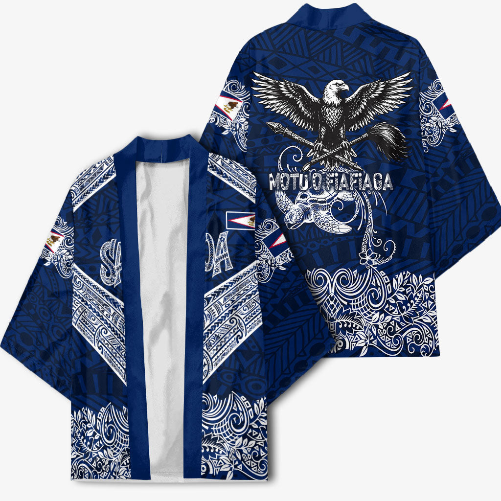 American Samoa Eagle Kimono Sea Turtle Traditional Polynesian Tribal Tattoo TS04 - Polynesian Pride