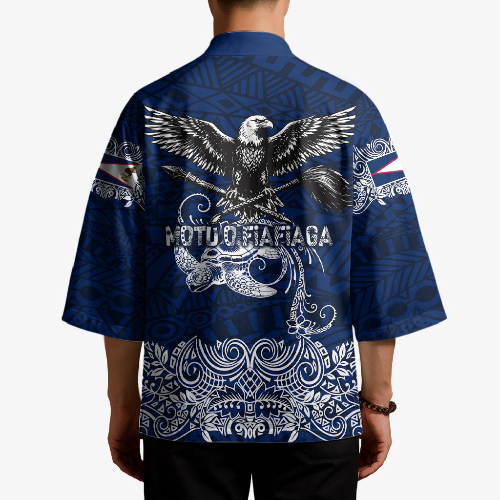 American Samoa Eagle Kimono Sea Turtle Traditional Polynesian Tribal Tattoo TS04 - Polynesian Pride