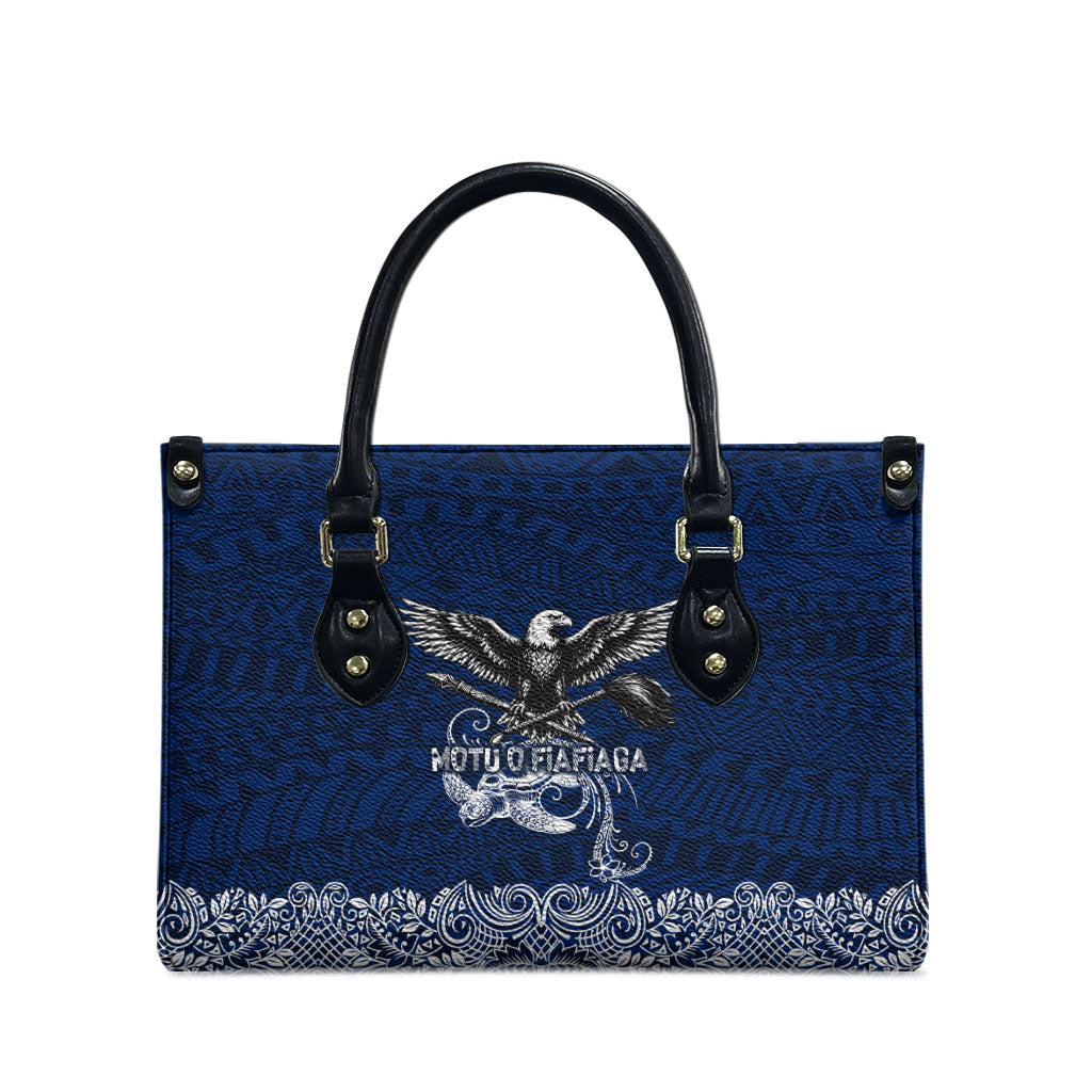 American Samoa Eagle Leather Bag Sea Turtle Traditional Polynesian Tribal Tattoo TS04 - Polynesian Pride