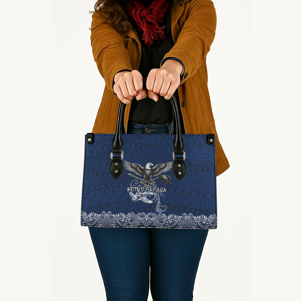American Samoa Eagle Leather Bag Sea Turtle Traditional Polynesian Tribal Tattoo TS04 - Polynesian Pride