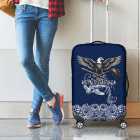American Samoa Eagle Luggage Cover Sea Turtle Traditional Polynesian Tribal Tattoo TS04 - Polynesian Pride