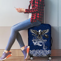 American Samoa Eagle Luggage Cover Sea Turtle Traditional Polynesian Tribal Tattoo TS04 - Polynesian Pride