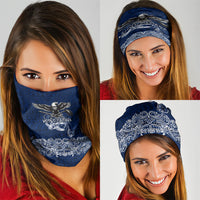 American Samoa Eagle Neck Gaiter Sea Turtle Traditional Polynesian Tribal Tattoo TS04 - Polynesian Pride