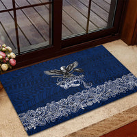 American Samoa Eagle Rubber Doormat Sea Turtle Traditional Polynesian Tribal Tattoo TS04 - Polynesian Pride
