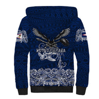 American Samoa Eagle Sherpa Hoodie Sea Turtle Traditional Polynesian Tribal Tattoo TS04 - Polynesian Pride
