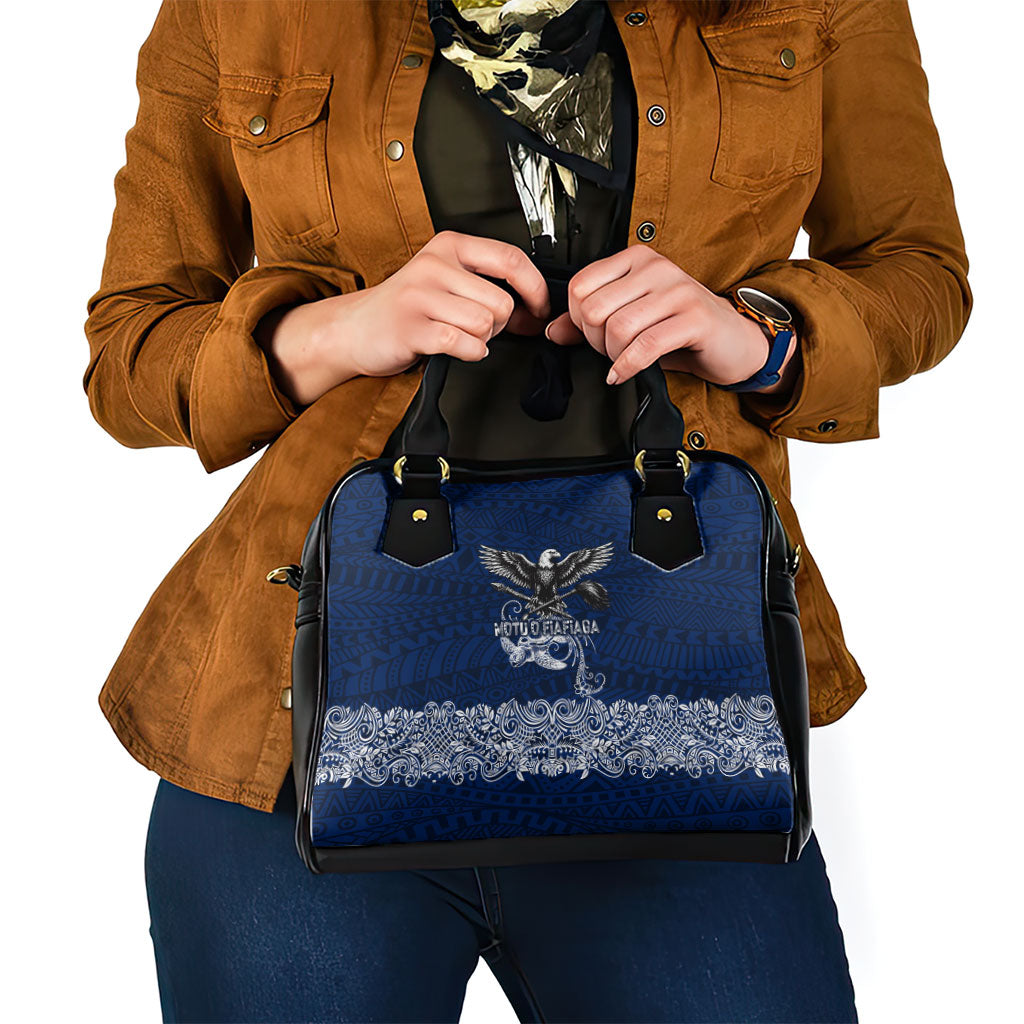 American Samoa Eagle Shoulder Handbag Sea Turtle Traditional Polynesian Tribal Tattoo TS04 - Polynesian Pride