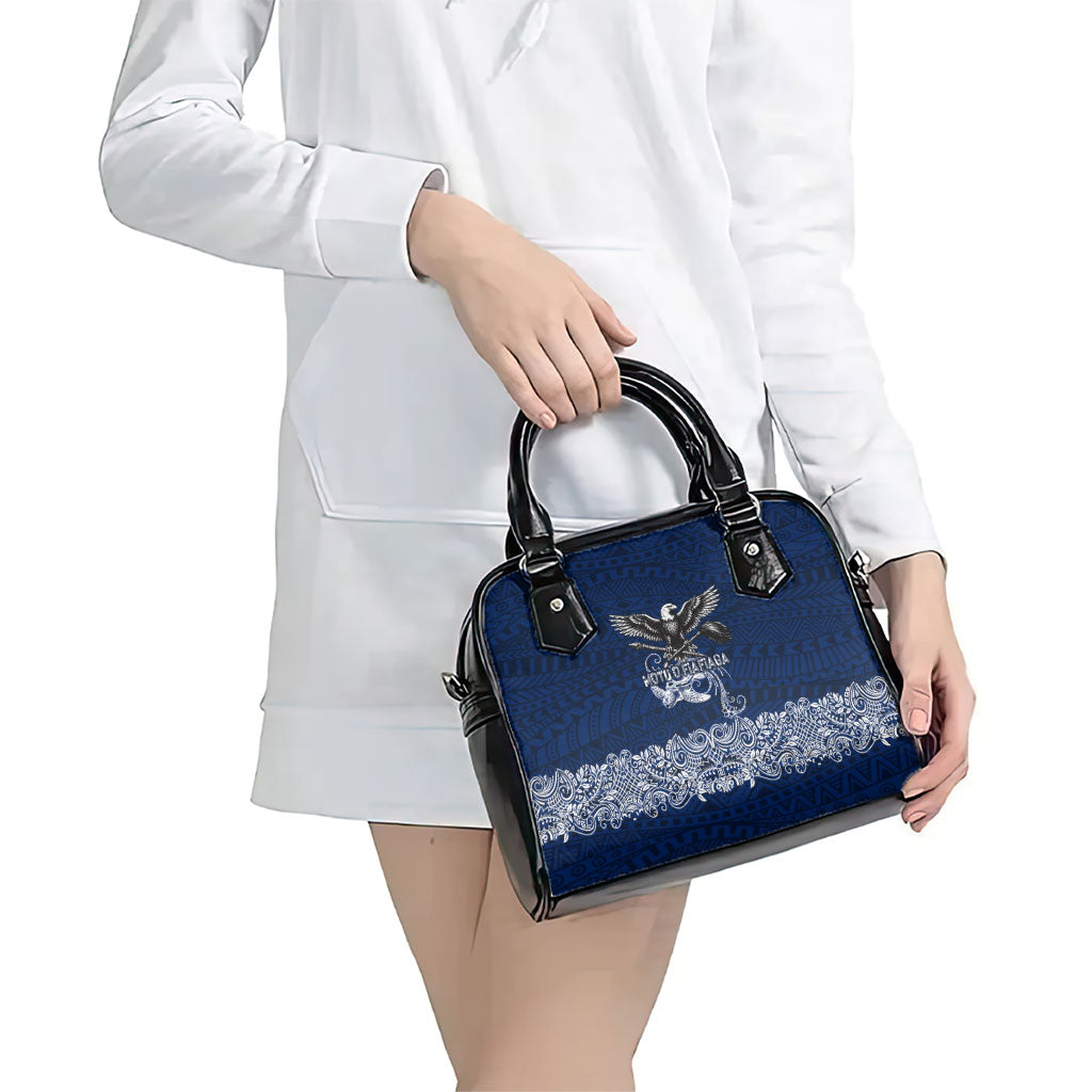American Samoa Eagle Shoulder Handbag Sea Turtle Traditional Polynesian Tribal Tattoo TS04 - Polynesian Pride