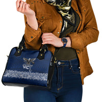 American Samoa Eagle Shoulder Handbag Sea Turtle Traditional Polynesian Tribal Tattoo TS04 - Polynesian Pride