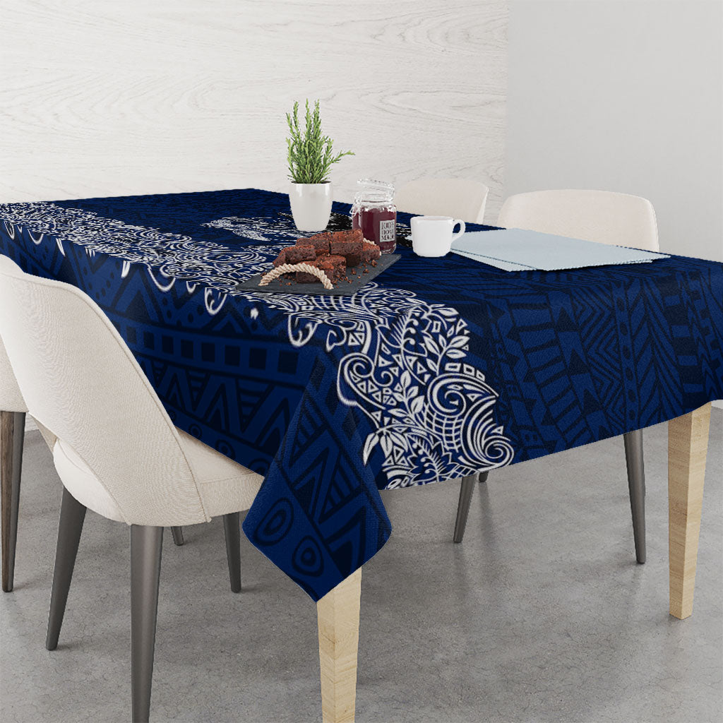 American Samoa Eagle Tablecloth Sea Turtle Traditional Polynesian Tribal Tattoo TS04 - Polynesian Pride
