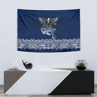 American Samoa Eagle Tapestry Sea Turtle Traditional Polynesian Tribal Tattoo TS04 - Polynesian Pride