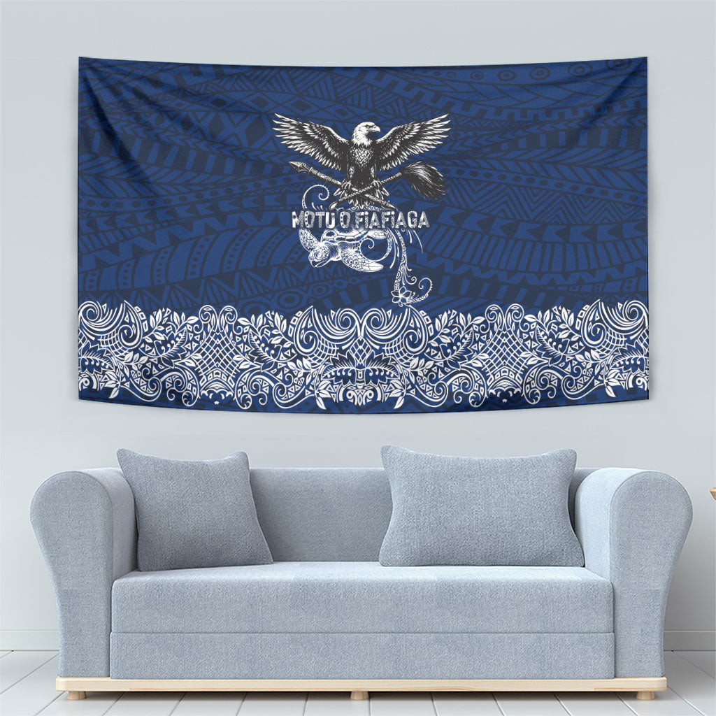 American Samoa Eagle Tapestry Sea Turtle Traditional Polynesian Tribal Tattoo TS04 - Polynesian Pride