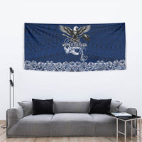 American Samoa Eagle Tapestry Sea Turtle Traditional Polynesian Tribal Tattoo TS04 - Polynesian Pride