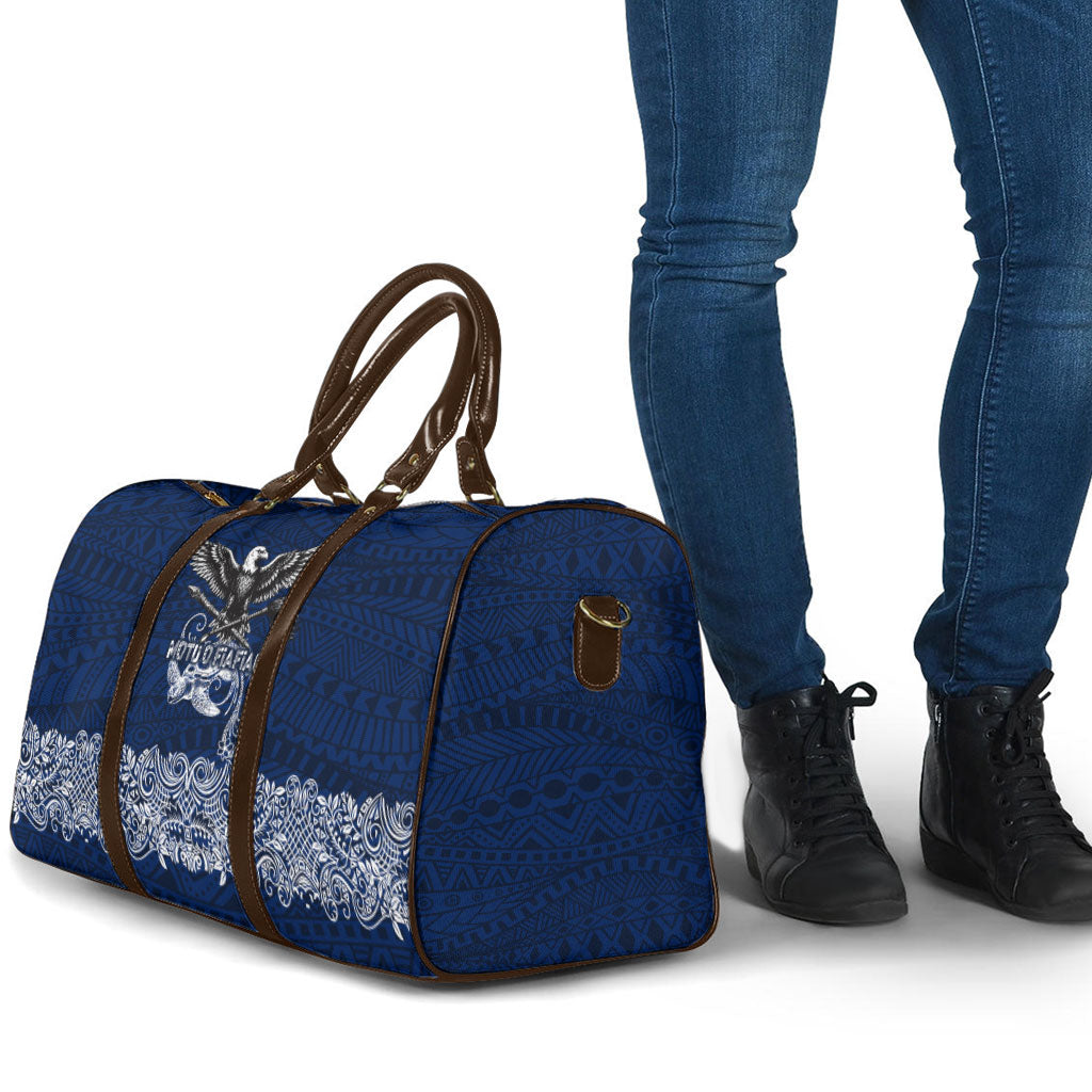 American Samoa Eagle Travel Bag Sea Turtle Traditional Polynesian Tribal Tattoo TS04 - Polynesian Pride