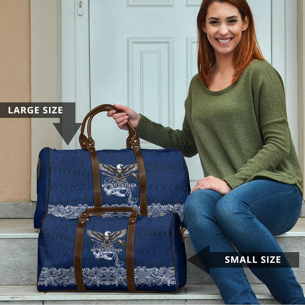 American Samoa Eagle Travel Bag Sea Turtle Traditional Polynesian Tribal Tattoo TS04 - Polynesian Pride