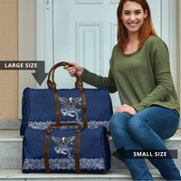 American Samoa Eagle Travel Bag Sea Turtle Traditional Polynesian Tribal Tattoo TS04 - Polynesian Pride