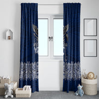 American Samoa Eagle Window Curtain Sea Turtle Traditional Polynesian Tribal Tattoo TS04 - Polynesian Pride