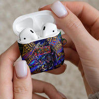 American Samoa Warrior AirPods Case Polynesian Fruit Bat Talofa Urban Graffiti Street Art TS04 - Polynesian Pride