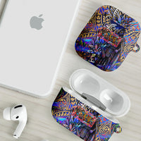 American Samoa Warrior AirPods Case Polynesian Fruit Bat Talofa Urban Graffiti Street Art TS04 - Polynesian Pride