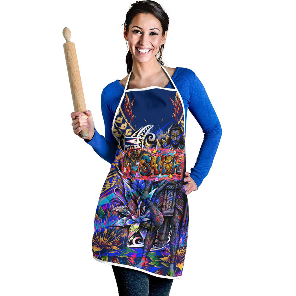 American Samoa Warrior Apron Polynesian Fruit Bat Talofa Urban Graffiti Street Art TS04 - Polynesian Pride