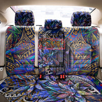 American Samoa Warrior Back Car Seat Cover Polynesian Fruit Bat Talofa Urban Graffiti Street Art TS04 - Polynesian Pride
