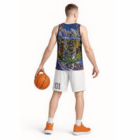 American Samoa Warrior Basketball Jersey Polynesian Fruit Bat Talofa Urban Graffiti Street Art TS04 - Polynesian Pride