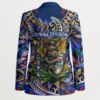 American Samoa Warrior Blazer Polynesian Fruit Bat Talofa Urban Graffiti Street Art TS04 - Polynesian Pride