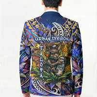 American Samoa Warrior Blazer Polynesian Fruit Bat Talofa Urban Graffiti Street Art TS04 - Polynesian Pride