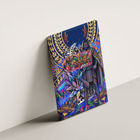 American Samoa Warrior Canvas Wall Art Polynesian Fruit Bat Talofa Urban Graffiti Street Art TS04 - Polynesian Pride