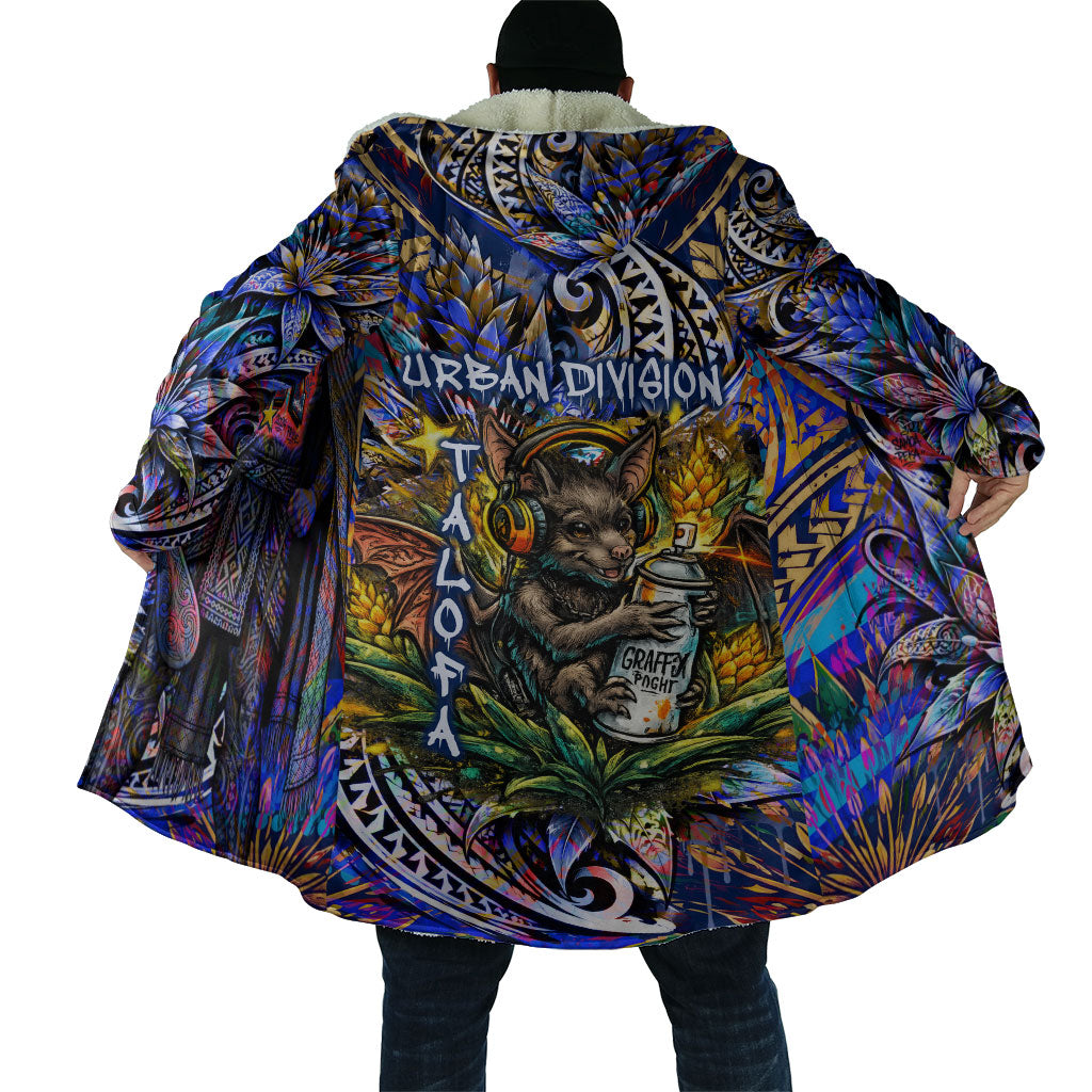 American Samoa Warrior Cloak Polynesian Fruit Bat Talofa Urban Graffiti Street Art TS04 - Polynesian Pride