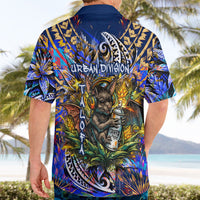 American Samoa Warrior Hawaiian Shirt Polynesian Fruit Bat Talofa Urban Graffiti Street Art TS04 - Polynesian Pride