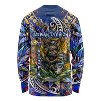 American Samoa Warrior Long Sleeve Shirt Polynesian Fruit Bat Talofa Urban Graffiti Street Art TS04 - Polynesian Pride