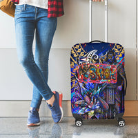 American Samoa Warrior Luggage Cover Polynesian Fruit Bat Talofa Urban Graffiti Street Art TS04 - Polynesian Pride