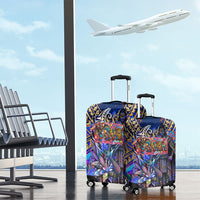 American Samoa Warrior Luggage Cover Polynesian Fruit Bat Talofa Urban Graffiti Street Art TS04 - Polynesian Pride