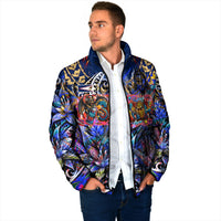 American Samoa Warrior Padded Jacket Polynesian Fruit Bat Talofa Urban Graffiti Street Art TS04 - Polynesian Pride