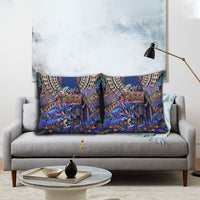 American Samoa Warrior Pillow Cover Polynesian Fruit Bat Talofa Urban Graffiti Street Art TS04 - Polynesian Pride
