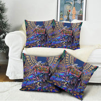 American Samoa Warrior Pillow Cover Polynesian Fruit Bat Talofa Urban Graffiti Street Art TS04 - Polynesian Pride