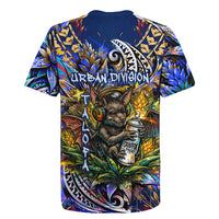 American Samoa Warrior Rugby Jersey Polynesian Fruit Bat Talofa Urban Graffiti Street Art TS04 - Polynesian Pride