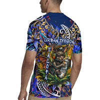 American Samoa Warrior Rugby Jersey Polynesian Fruit Bat Talofa Urban Graffiti Street Art TS04 - Polynesian Pride