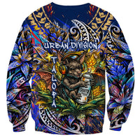 American Samoa Warrior Sweatshirt Polynesian Fruit Bat Talofa Urban Graffiti Street Art TS04 - Polynesian Pride