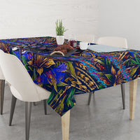 American Samoa Warrior Tablecloth Polynesian Fruit Bat Talofa Urban Graffiti Street Art TS04 - Polynesian Pride