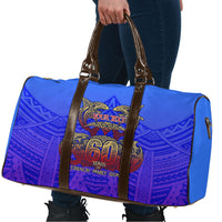 Personalized Polynesian 60th Birthday Travel Bag Polynesian Tribal Art Vintage Ocean Pattern TS04 - Polynesian Pride