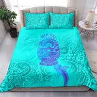 Personalized Polynesian 60th Birthday Island Life Since 1966 Bedding Set Vibrant Tribal Tattoo Ocean Sunset Pattern TS04 - Polynesian Pride