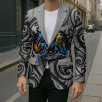 Chur Bro Shaka Sign Blazer New Zealand Koru Colorful Graffiti Splash