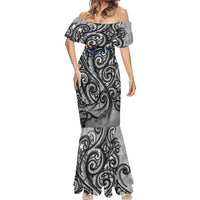 Chur Bro Shaka Sign Mermaid Dress New Zealand Koru Colorful Graffiti Splash TS04 - Polynesian Pride