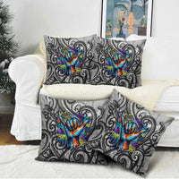 Chur Bro Shaka Sign Pillow Cover New Zealand Koru Colorful Graffiti Splash TS04 - Polynesian Pride