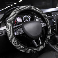 Chur Bro Shaka Sign Steering Wheel Cover New Zealand Koru Colorful Graffiti Splash