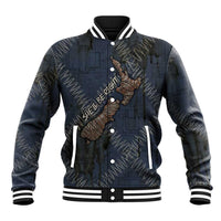 New Zealand She’ll Be Right Baseball Jacket NZ Slang No. 8 Wire Map Pattern