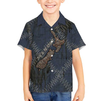 New Zealand She’ll Be Right Hawaiian Shirt NZ Slang No. 8 Wire Map Pattern TS04 - Polynesian Pride