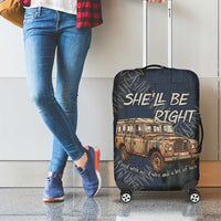 New Zealand She’ll Be Right Luggage Cover NZ Slang No. 8 Wire Map Pattern